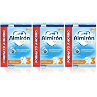 Almirón Advance 3- Leche de Crecimiento en Polvo para Bebé desde 12 Meses- Pack de 3x1.2kg